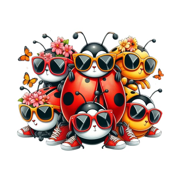 Spring Ladybugs - Perfect Ladybugs Spring by GalaxyGraffiti