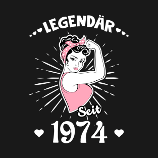 A legend was born in 1974 T-Shirt