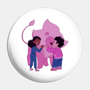 Steven, Connie and Lion Pin