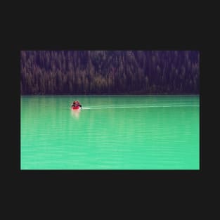 Tranquil Canoeing on a Canadian Lake T-Shirt