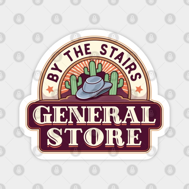 By The Stairs General Store Magnet by Lagelantee