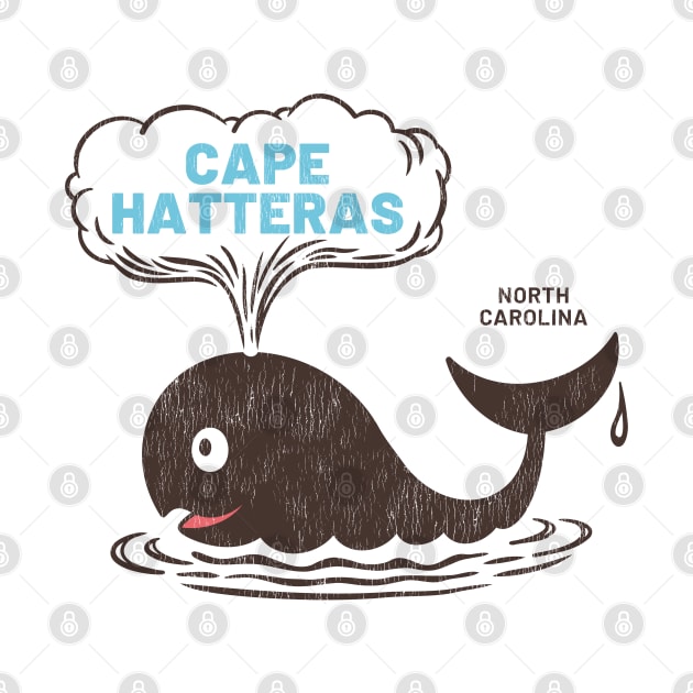 Cape Hatteras, NC Summertime Vacationing Whale Spout by Contentarama