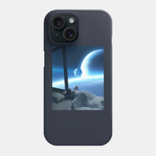 Book Break in Space Phone Case