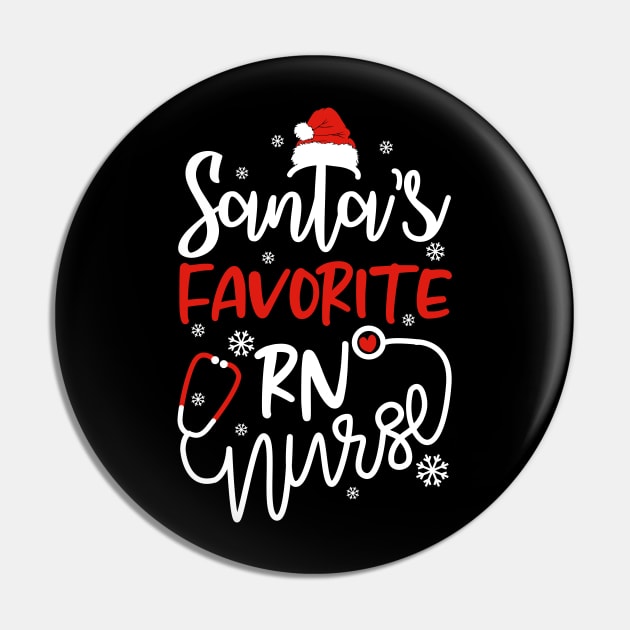 Santa's Favorite RN Nurse Pin by Ana_Huts