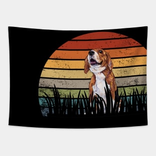 Vintage Outdoor Beagle Tapestry