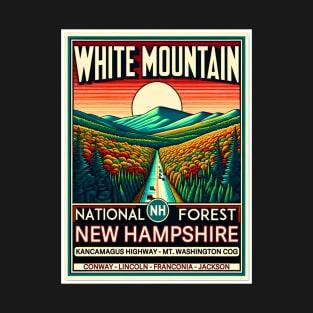 White Mountain National Forest New Hampshire Conway Lincoln Franconia Jackson NH T-Shirt