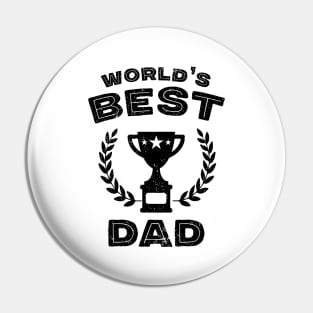 World's Best Dad Pin