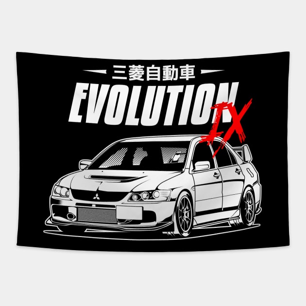 Lancer Evolution IX Tapestry by squealtires