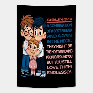 Endless Love: Siblings Forever Connected Tapestry