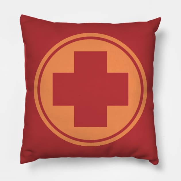 Team Fortress 2 - Red Medic Emblem Pillow by Reds94