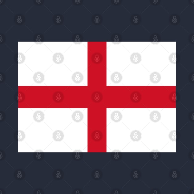 England Flag Minimalist by Issho Ni