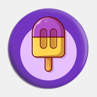 Popsicle Cartoon Vector Icon Illustration (2) Pin