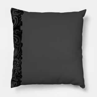 Vintage Initial Letter Lettering Alphabet L Pillow