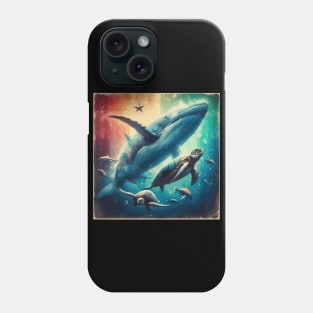 Aquaic Spectrum Sea Life Retro Phone Case