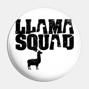 'Llama Squad' Adorable Alpaca Llama Trendy Gift Pin