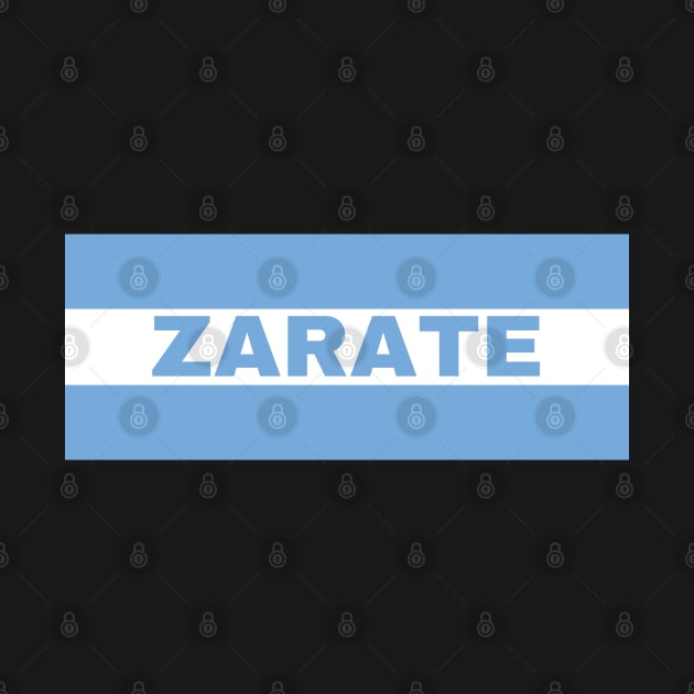 Zarate City in Argentine Flag Colors by aybe7elf