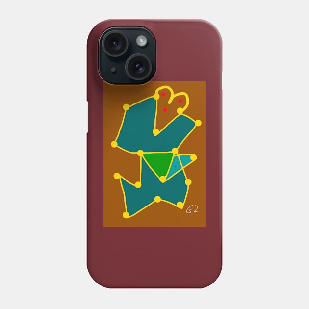 Gingerbread Man Phone Case by Gizi Zuckermann Art