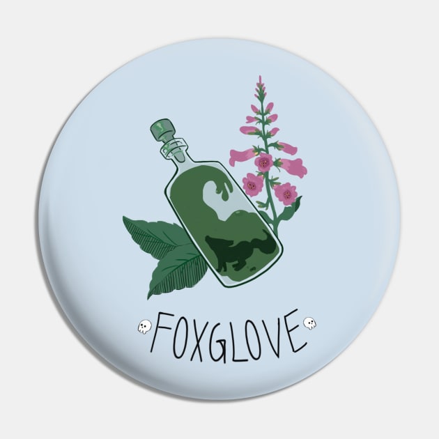 Foxglove Pin by Liviworks