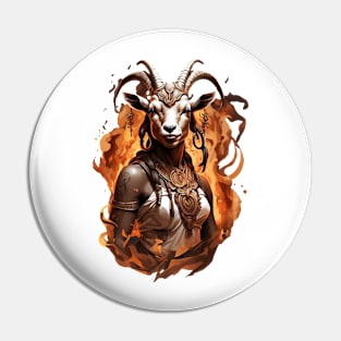 Capricorn Godess 2 Pin