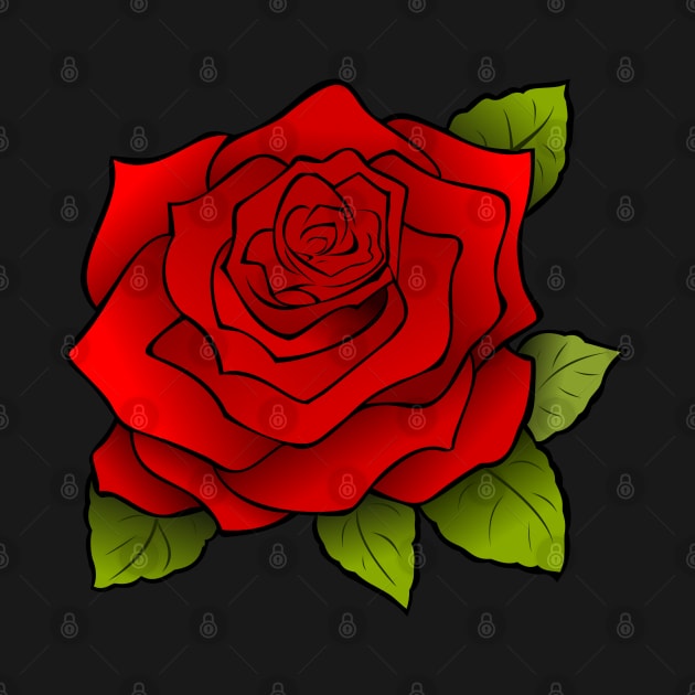 Big Red Rose by holidaystore