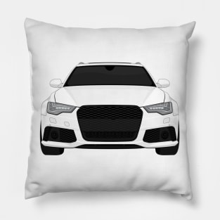 rs6 white Pillow