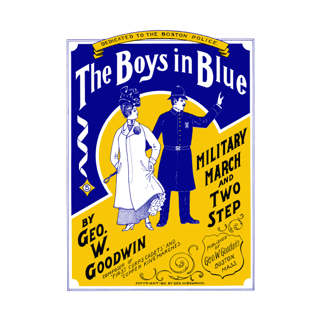 1901 The Boys in Blue by historicimage
