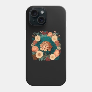 Vintage Flowers Cottagecore Infinite Pattern: A Delicate Plant Floral Design Phone Case