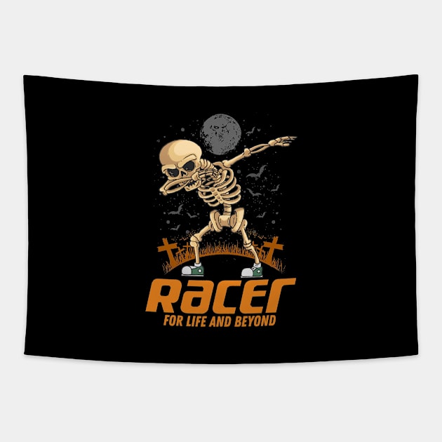 Racer for life and beyond Tapestry by Vroomium