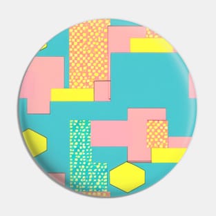 Easter 80s Style Abstract Pattern (MD23ETR006) Pin