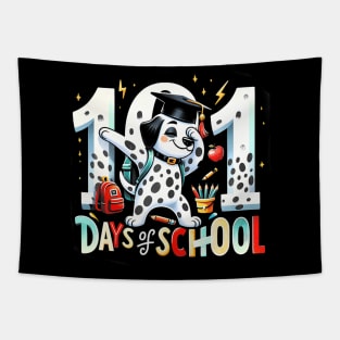 101 Days Of School Back To School Dog Lovers Tapestry