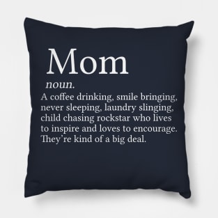 Funny Mom Gift Mother's Day Gift Mom Definition Pillow