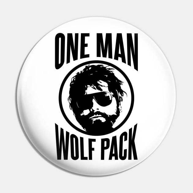 Alan the One Man Wolf Pack Pin by Meta Cortex