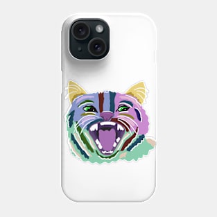 Colorful cat Phone Case