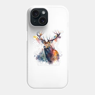 Stag Watercolour Phone Case