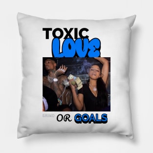 TOXIC LOVE or Goals Blueface & Chrissean Rock Valentine Day Pillow