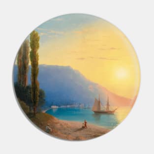 Sunset Over Yalta by Ivan Aivazovsky Pin