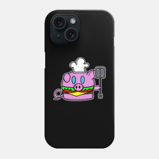 Chef Pig Pork Barbeque Summer Cheeseburger Phone Case