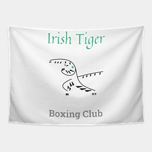 Irish Tiger - dark on light Tapestry