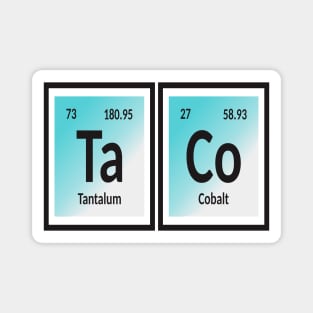 Taco | Periodic Table of Elements Magnet