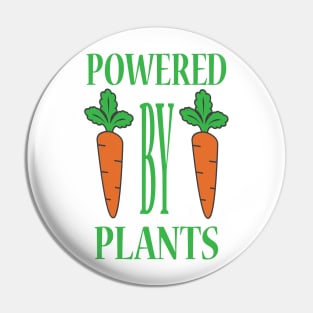 Powered By Plants Carrots Version Pin