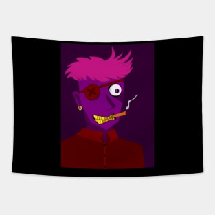 Smoking Punk Boy Tapestry