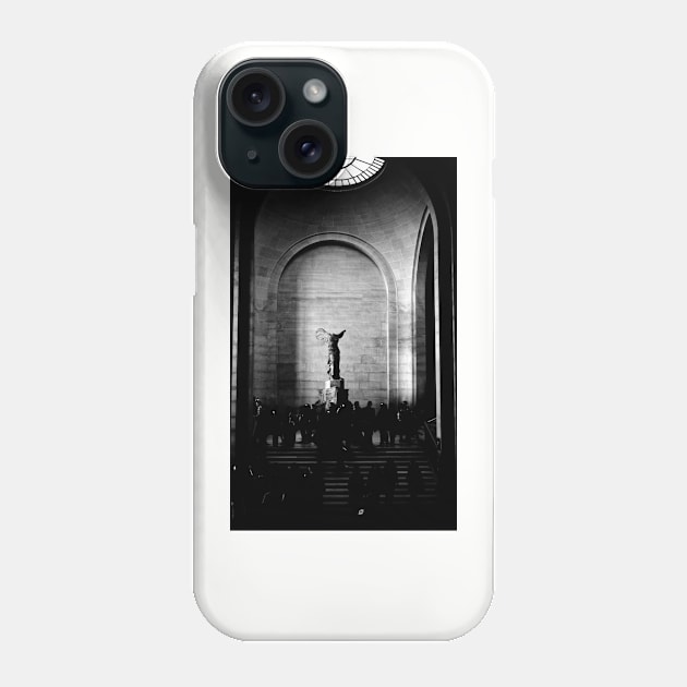 Winged Victory Statue in the Louvre Phone Case by penandbea