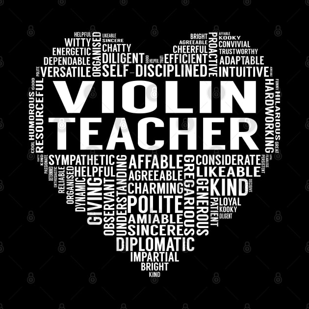 Violin Teacher Heart by LotusTee