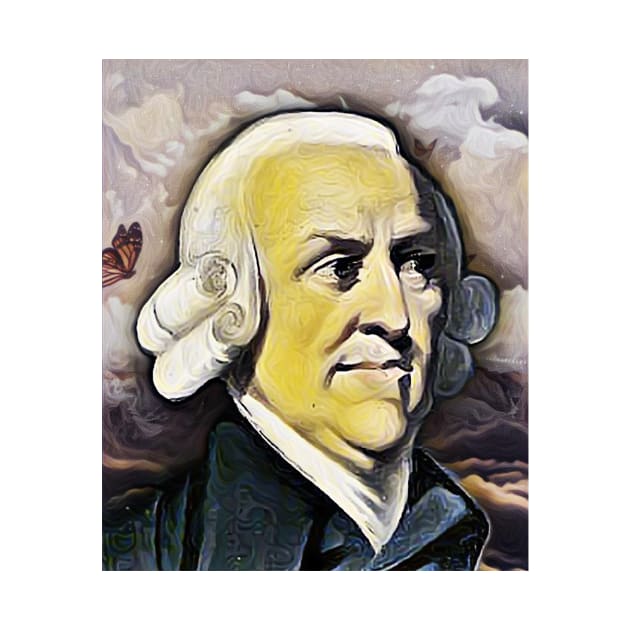 Adam Smith Portrait | Adam Smith Artwork 9 by JustLit