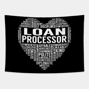 Loan Processor Heart Tapestry