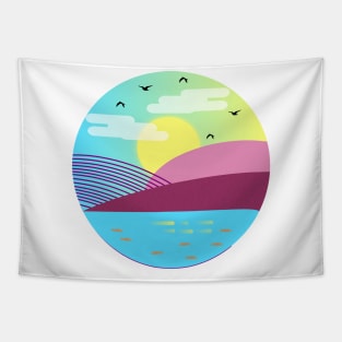 magical landscape Tapestry