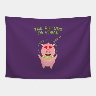 The Future is Vegan Tapestry