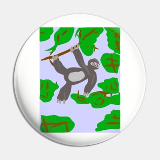 Sloth Pin