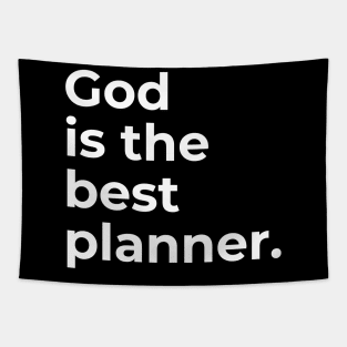 Islamic - God is the best planner Tapestry