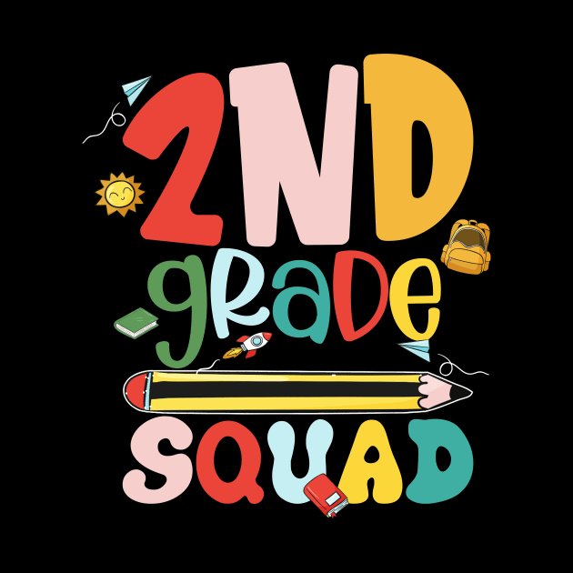 2nd Grade Squad Second Teacher Student Team Back To School by Sky full of art